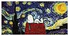 Snoopy Starry Night
